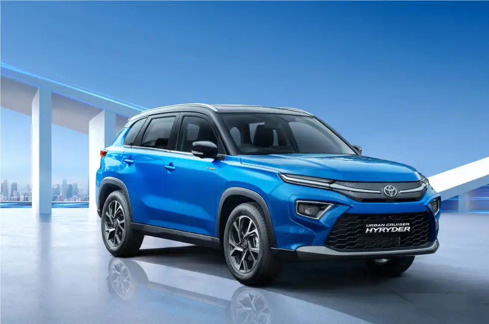 Toyota Hyryder premium vehicle